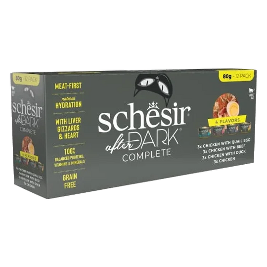Schesir After Dark variety pack filetes para gatos