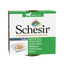 Envase de Schesir filetes de pollo en gelatina para perros adultos, lata de 150 g