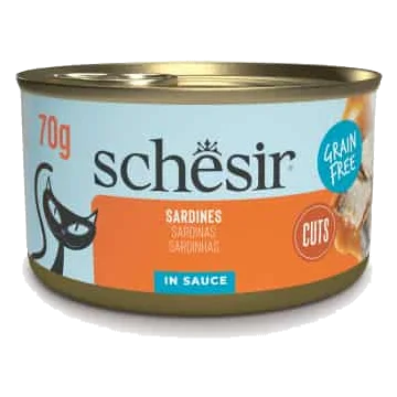 Schesir grill sardinas en salsa 70 gr para gatos