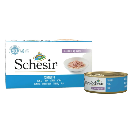 Schesir Latas Multipack Atún al natural 6x50gr para gatos