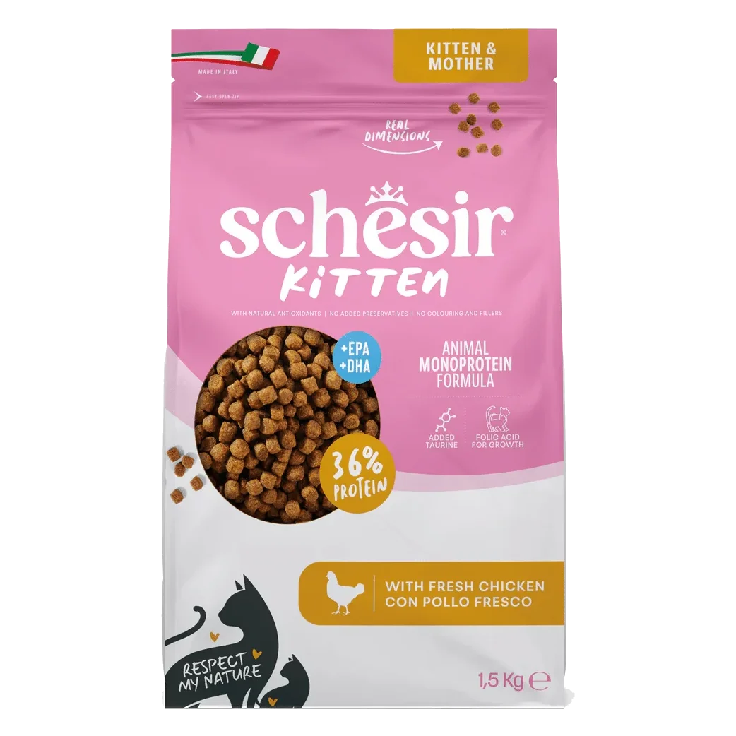 Schesir pienso animal protein kitten 1,5 kg para gatos