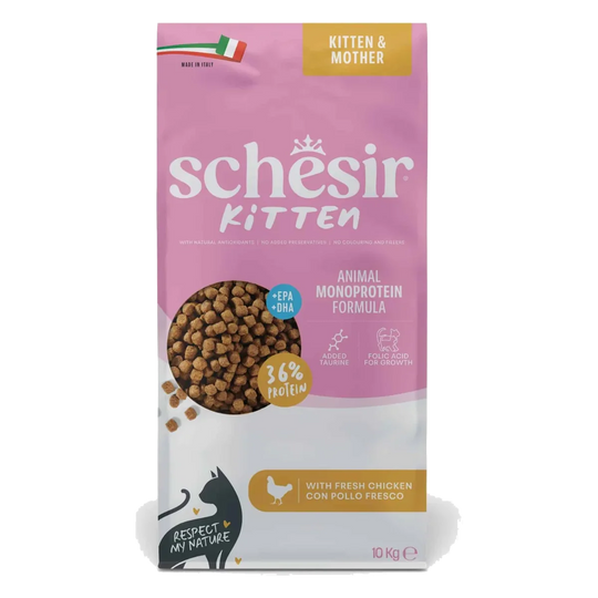 Schesir pienso animal protein kitten 10 kg para gatos