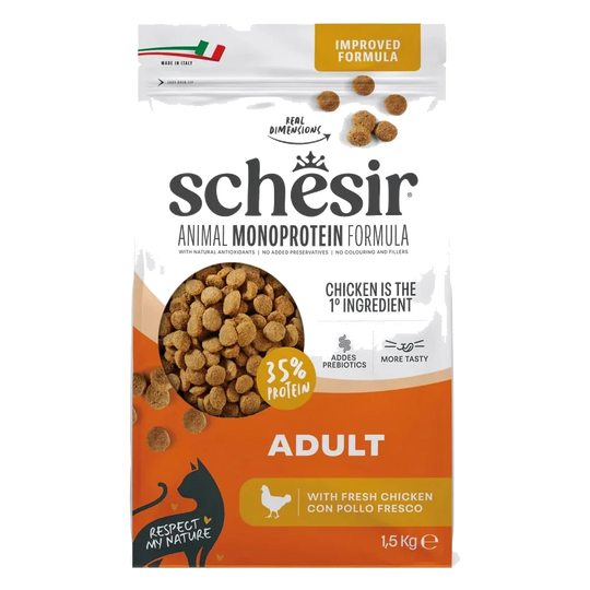 Schesir pienso animal protein mantenimiento pollo 1,5 kg para gatos