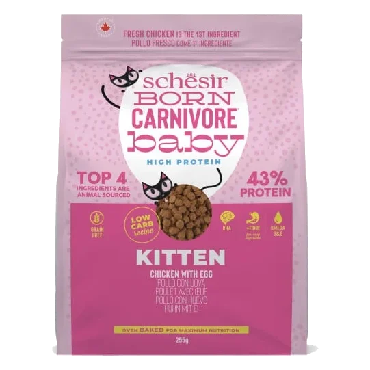 Schesir pienso born carnivore kitten pollo con huevo 1,25 kg para gatos