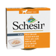 Envase de Schesir pollo y aloe para perros adultos, lata de 150 g