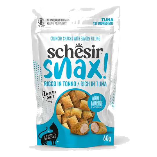 Schesir snack snax¡ atún 60 gr para gatos