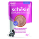 Schesir sobres 85 gr atún con pollo y jamón en mousse nutrición completa para gatos