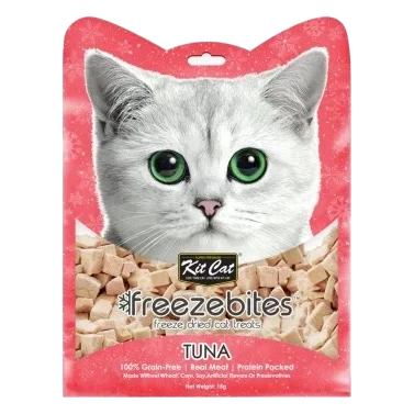 Snack liofilizado para gatos Kit Cat FreezeBites atún 15 g