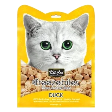 Snack liofilizado para gatos Kit Cat FreezeBites pato 15 g