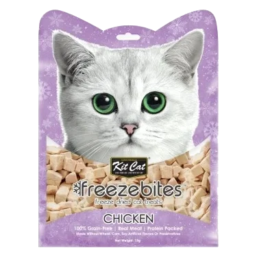 Snack liofilizado para gatos Kit Cat FreezeBites pollo 15 g
