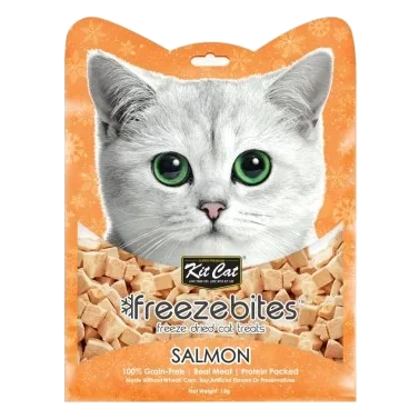 Snack liofilizado para gatos Kit Cat FreezeBites salmón 15 g