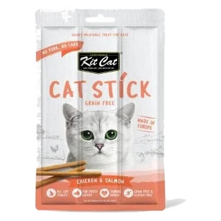 Snack para gatos Kit Cat Cat Stick pollo y salmón 15 g