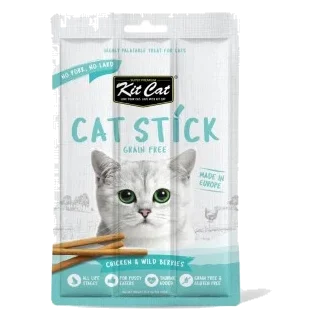 Snack para gatos Kit Cat Cat Stick pollo y frutos silvestres