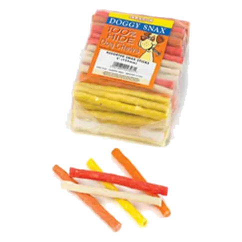 Snacks de piel Hide Snax para perros, 100 unidades