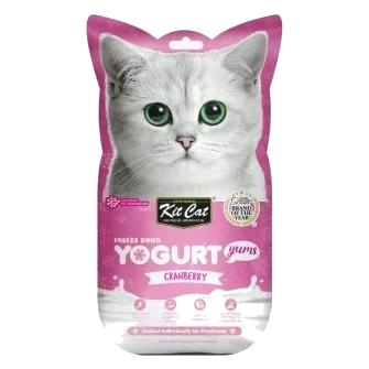 Snacks para gatos Kit Cat Yogurt Yums arándano rojo 10 g