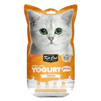 Snacks para gatos Kit Cat Yogurt Yums calabaza 10 g
