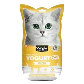 Snacks para gatos Kit Cat Yogurt Yums yema de huevo 10 g