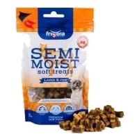 Snacks semihúmedos de cordero con arroz para perros, 165 g y 500 g