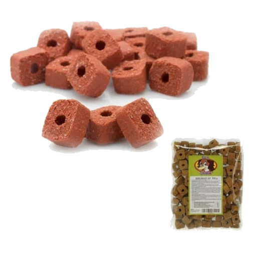 Snacks semihúmedos sabor buey 500 g para perros