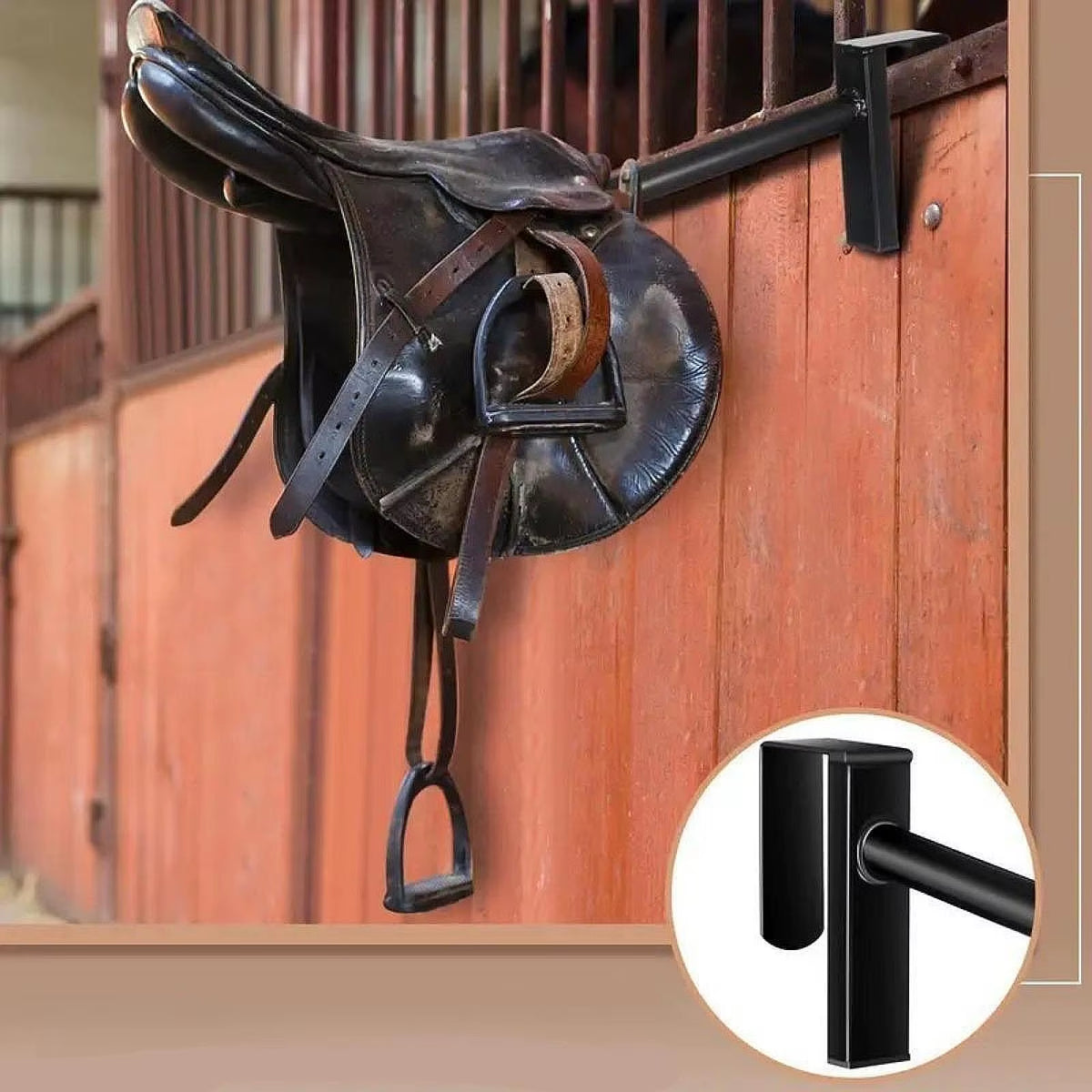 Soporte colgante para silla de montar y mantas - vista 4