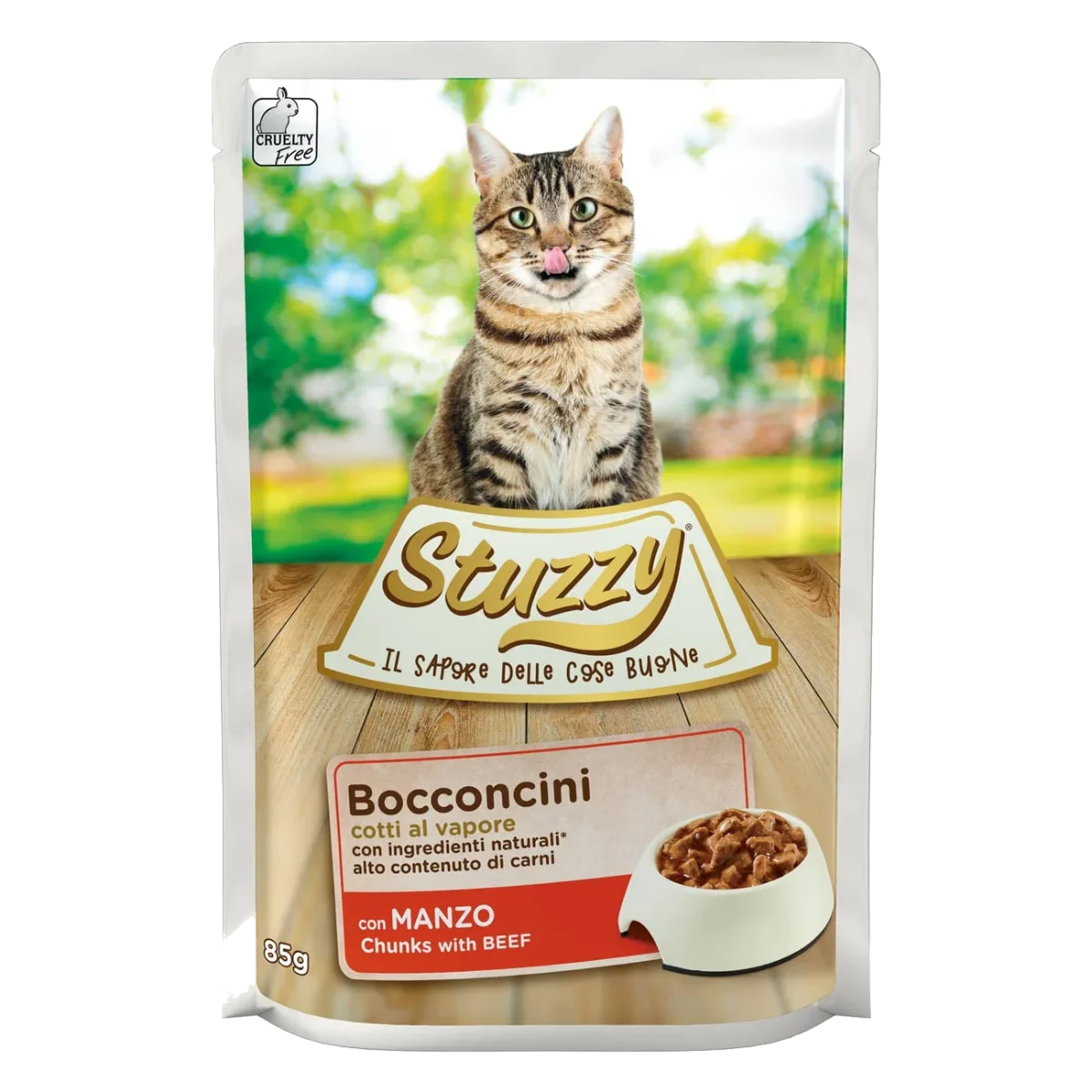 Stuzzy Cat Sobres Buey 85 gr para gatos