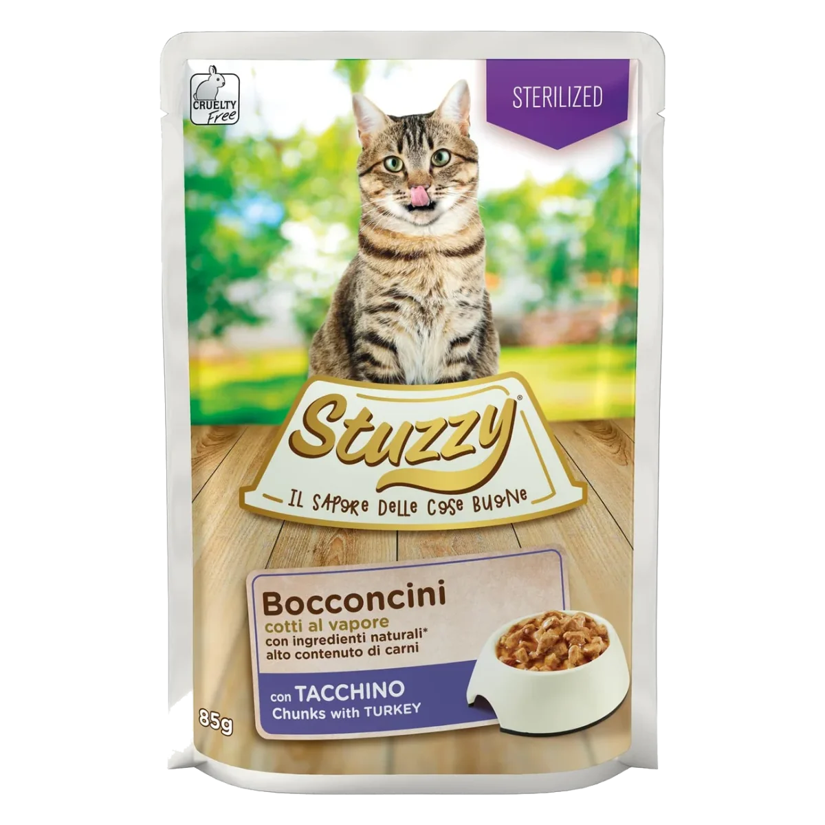 Stuzzy Cat Sobres Pavo para gatos esterilizados 85 gr