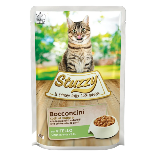 Stuzzy Cat Sobres Ternera 85 gr para gatos