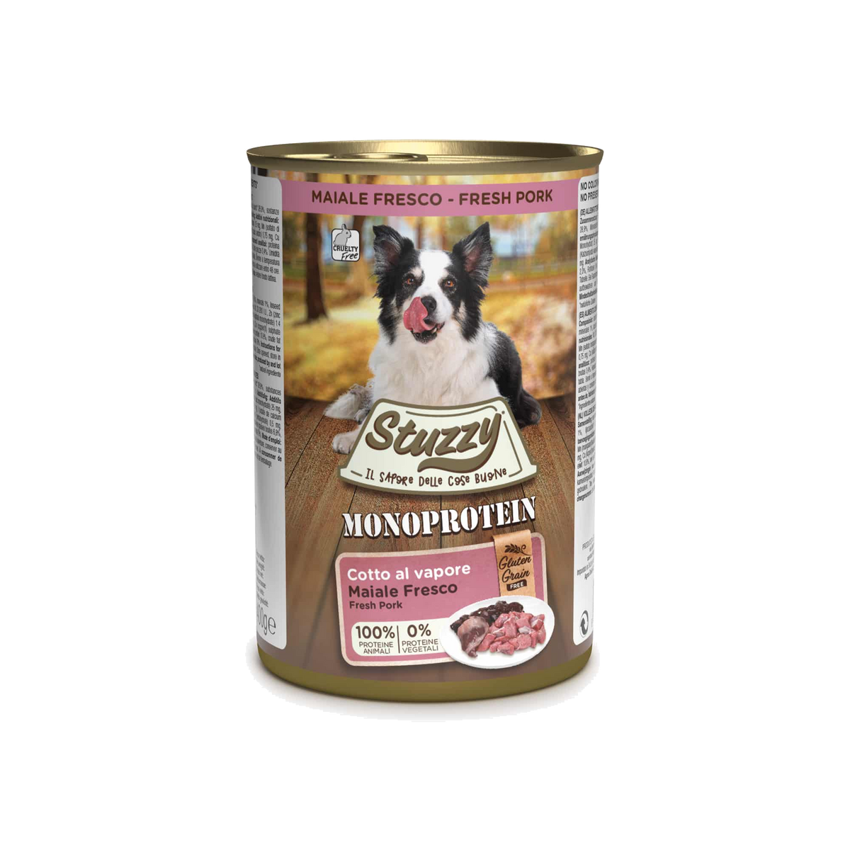 Stuzzy monoprotein cerdo fresco para perros