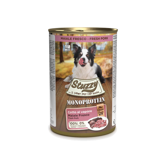 Stuzzy monoprotein cerdo fresco para perros
