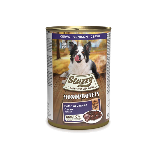 Stuzzy monoprotein ciervo para perros