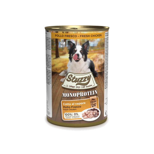 Stuzzy monoprotein pollo fresco para perros