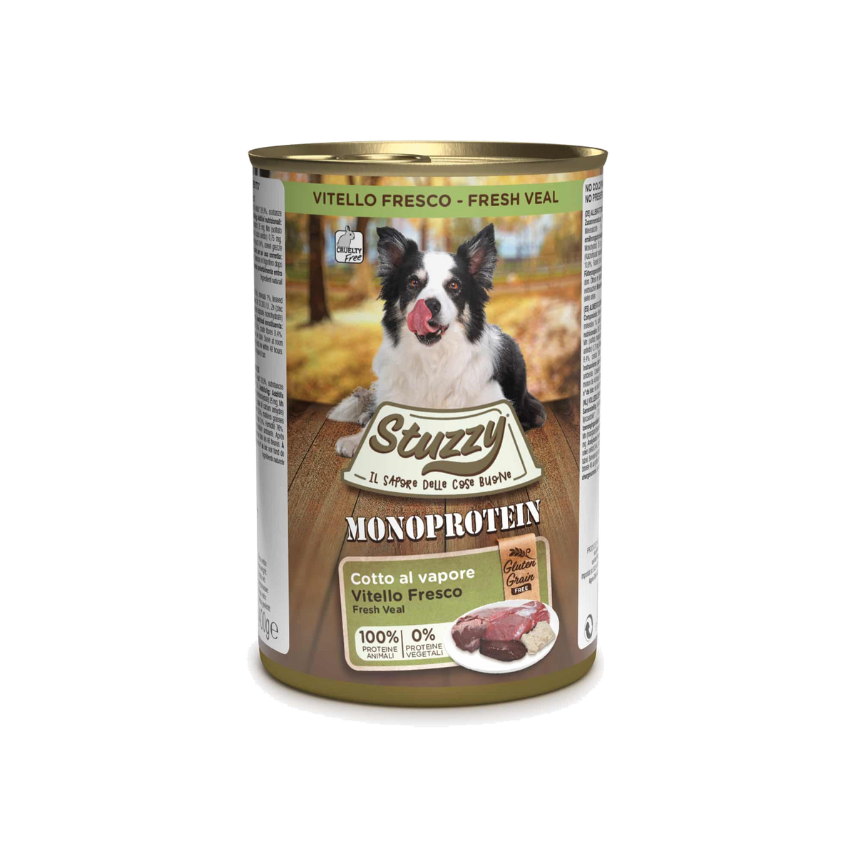Stuzzy monoprotein ternera fresca para perros