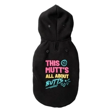 Sudadera con capucha para perros FuzzYard All About Butts