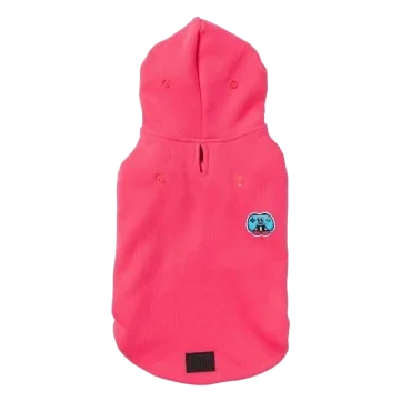 Sudadera con capucha para perros FuzzYard The Homies rosa