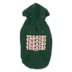 Sudadera con capucha para perros FuzzYard Treats verde