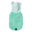 Sudadera con capucha para perros FuzzYard Winnie teal
