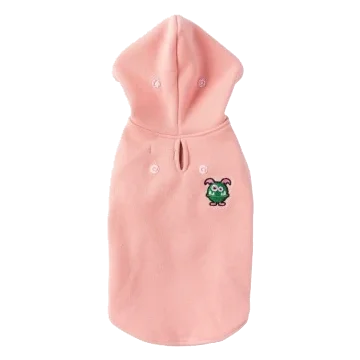 Sudadera con capucha para perros FuzzYard Yardsters rosa