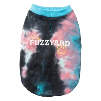 Sudadera para perros FuzzYard Smiley Tie-rus azul multicolor
