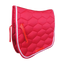 Sudadero de salto para caballo rojo con acolchado hexagonal