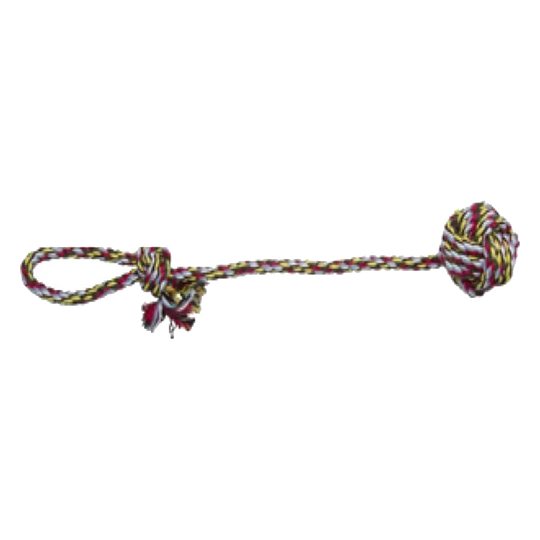 Tirador de hilo con bola para perros, 50 cm