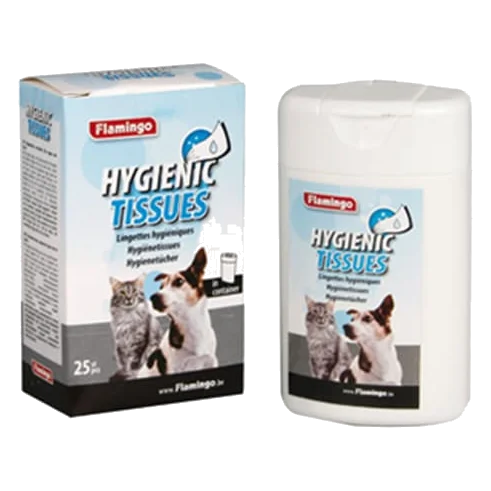 Toallitas para ojos y orejas de perros y gatos, bote de 80 unidades