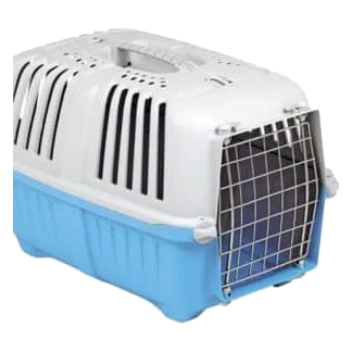 Transportín Pratiko con rejilla metálica para perros