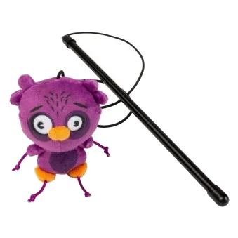 Varita para gatos con peluche FuzzYard Noggins Hoo Dini