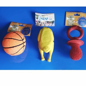 Surtido juguetes latex grandes 10-16cm (3uds)
